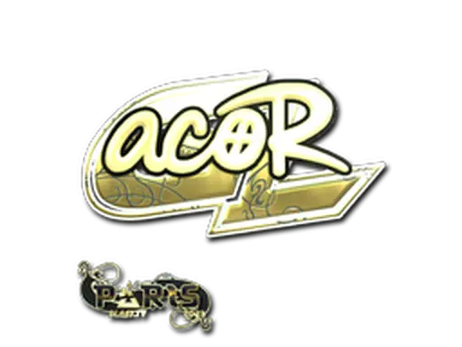 Sticker | acoR (Gold) | Paris 2023