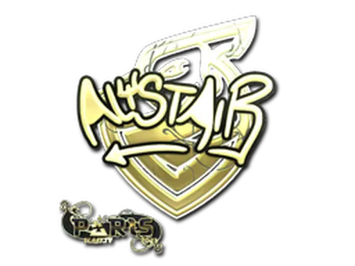Sticker | aliStair (Gold) | Paris 2023