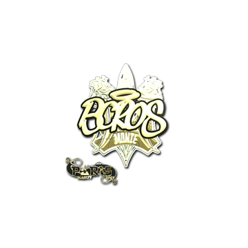 Sticker | BOROS (Gold) | Paris 2023