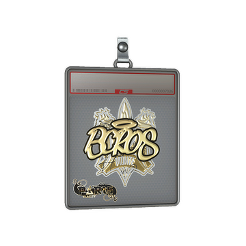 Sticker Slab | BOROS (Gold) | Paris 2023