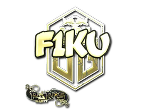 Sticker | F1KU (Gold) | Paris 2023