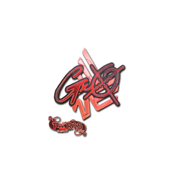 Sticker | gxx- (Holo) | Paris 2023