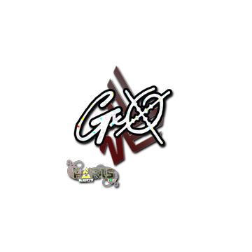 Sticker | gxx- (Glitter) | Paris 2023