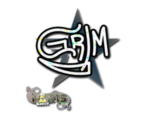 Sticker | Grim (Glitter) | Paris 2023