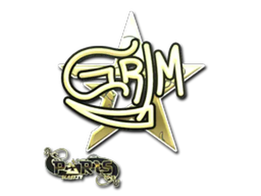 Sticker | Grim (Gold) | Paris 2023