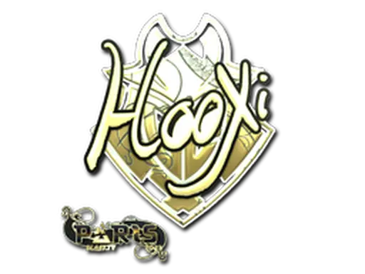 Sticker | HooXi (Gold) | Paris 2023