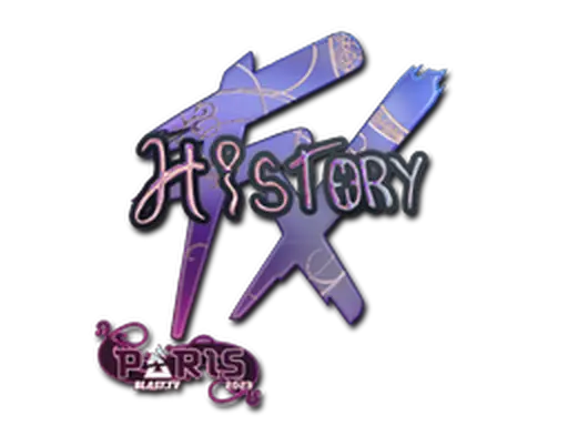 Sticker | History (Holo) | Paris 2023