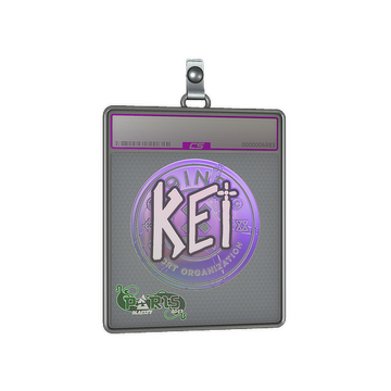 Sticker Slab | KEi (Holo) | Paris 2023
