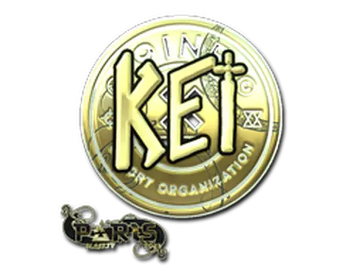 Sticker | KEi (Gold) | Paris 2023