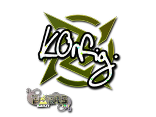 Sticker | k0nfig (Glitter) | Paris 2023
