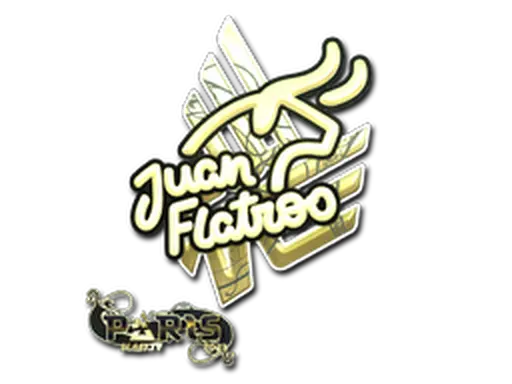 Sticker | juanflatroo (Gold) | Paris 2023
