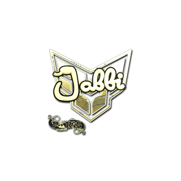 Sticker | jabbi (Gold) | Paris 2023
