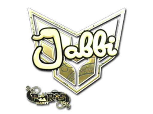 Sticker | jabbi (Gold) | Paris 2023