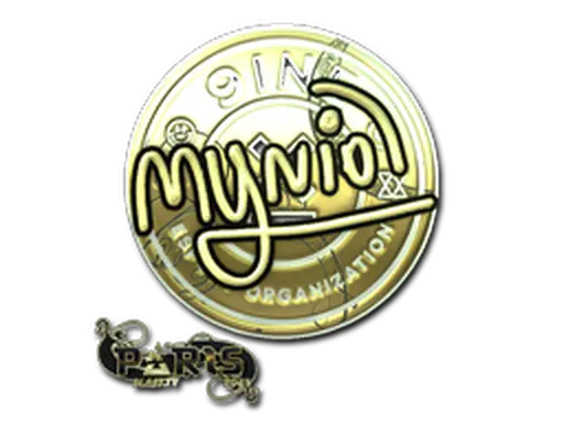 Sticker | mynio (Gold) | Paris 2023