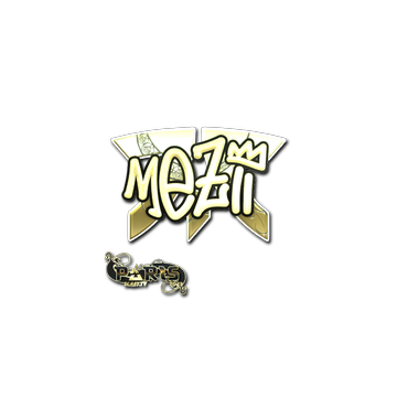 Sticker | mezii (Gold) | Paris 2023