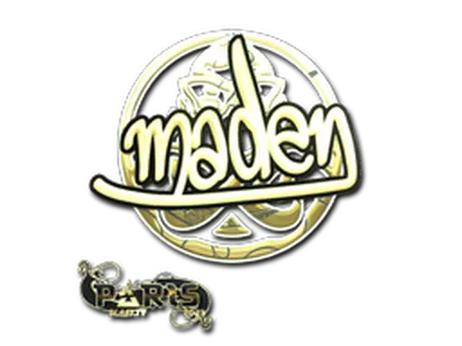 Sticker | maden (Gold) | Paris 2023