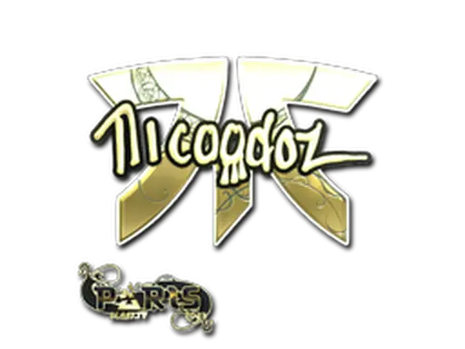 Sticker | nicoodoz (Gold) | Paris 2023