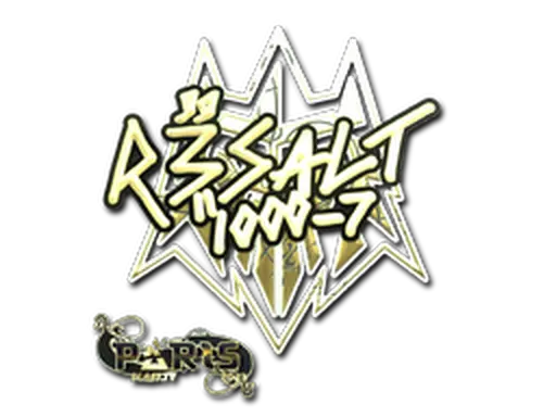 Sticker | r3salt (Gold) | Paris 2023