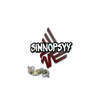Sticker | sinnopsyy (Glitter) | Paris 2023