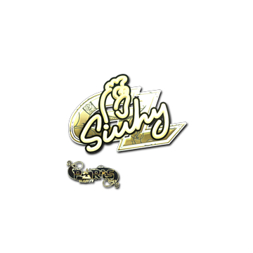 Sticker | siuhy (Gold) | Paris 2023