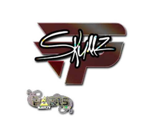 Sticker | skullz (Glitter) | Paris 2023