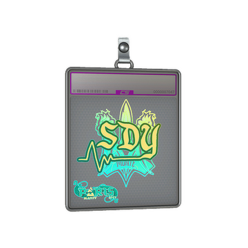 Sticker Slab | sdy (Holo) | Paris 2023