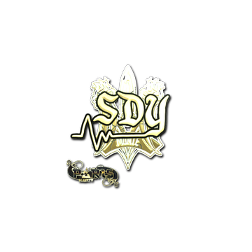 Sticker | sdy (Gold) | Paris 2023