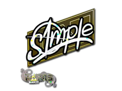 Sticker | s1mple (Glitter) | Paris 2023