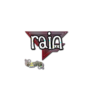 Sticker | rain (Glitter) | Paris 2023