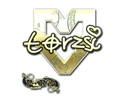 Sticker | torzsi (Gold) | Paris 2023
