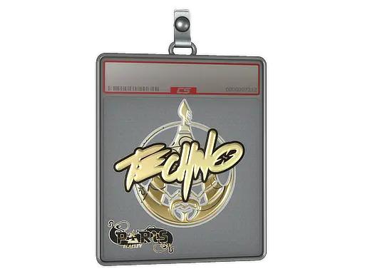 Sticker Slab | Techno4K (Gold) | Paris 2023