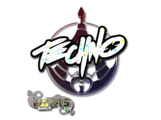 Sticker | Techno4K (Glitter) | Paris 2023