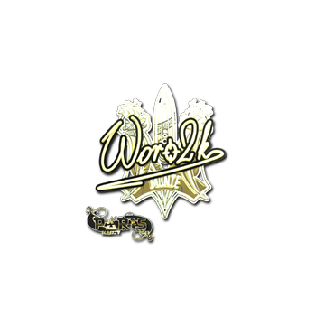 Sticker | Woro2k (Gold) | Paris 2023