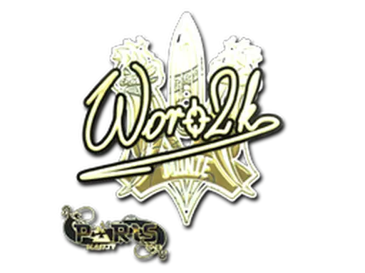 Sticker | Woro2k (Gold) | Paris 2023