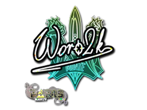 Sticker | Woro2k (Glitter) | Paris 2023