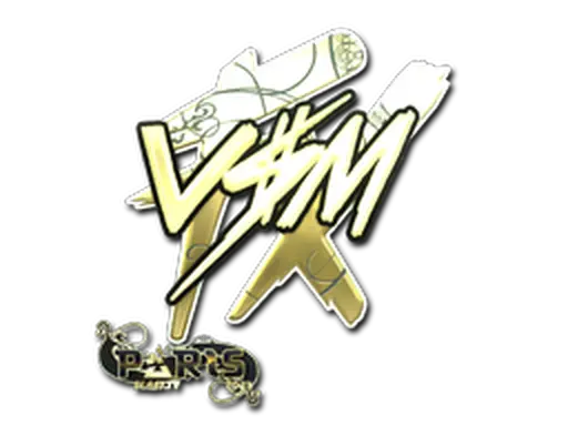 Sticker | v$m (Gold) | Paris 2023