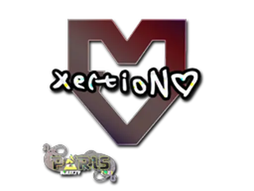 Sticker | xertioN (Glitter) | Paris 2023