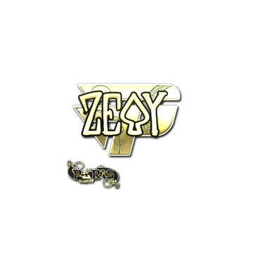 Sticker | zevy (Gold) | Paris 2023