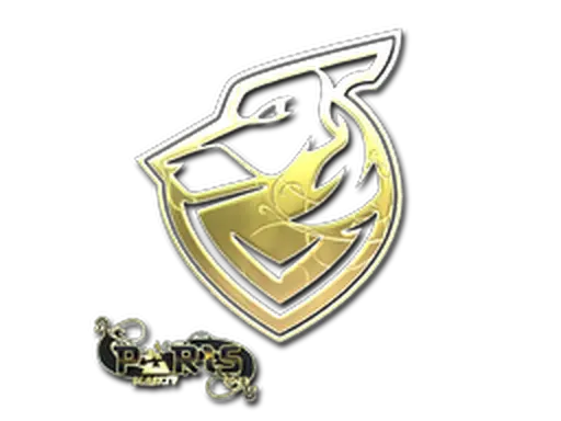 Sticker | Grayhound Gaming (Gold) | Paris 2023
