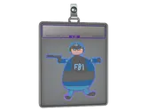 Sticker Slab | Poorly Drawn FBI image