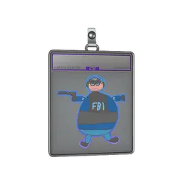 Sticker Slab | Poorly Drawn FBI image