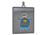 Sticker Slab | Poorly Drawn FBI image