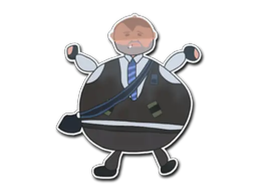 Sticker | Poorly Drawn Number K