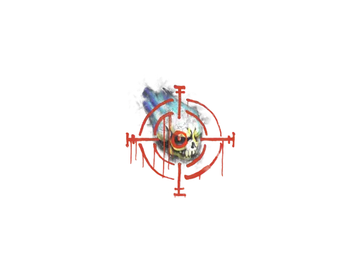 Sealed Graffiti | Skull n' Crosshairs