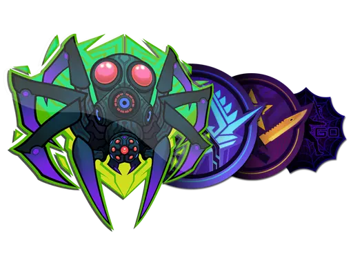 Shattered Web Sticker Collection