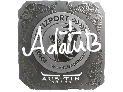 Sticker | adamb (Foil) | Austin 2025 image