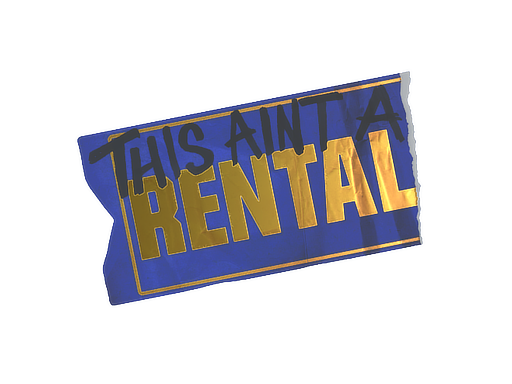 Sticker | Ain't A Rental (Foil) image