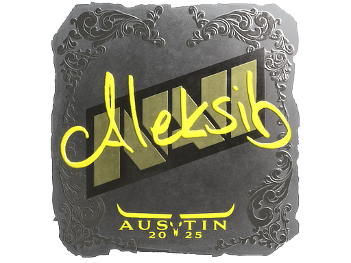 Sticker | Aleksib (Foil) | Austin 2025 image