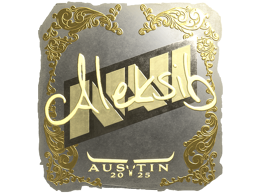 Sticker | Aleksib (Gold) | Austin 2025 image