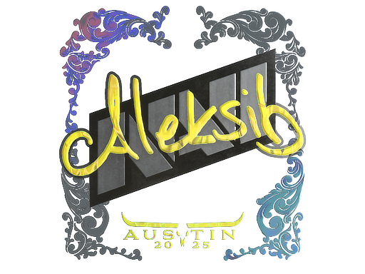 Sticker | Aleksib (Holo) | Austin 2025 image